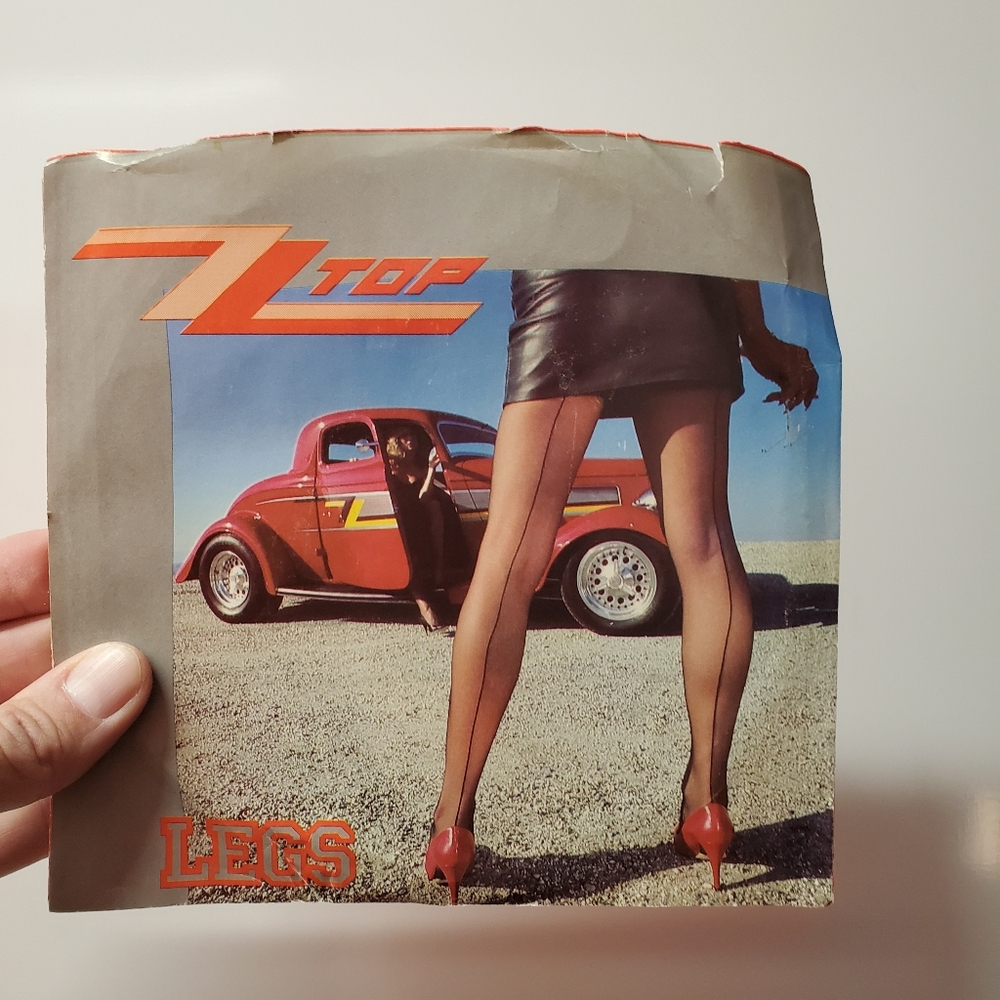 ZZ TOP 7" VINYL RECORD GVC. SIDE A LEGS SIDE B BAD GIRL